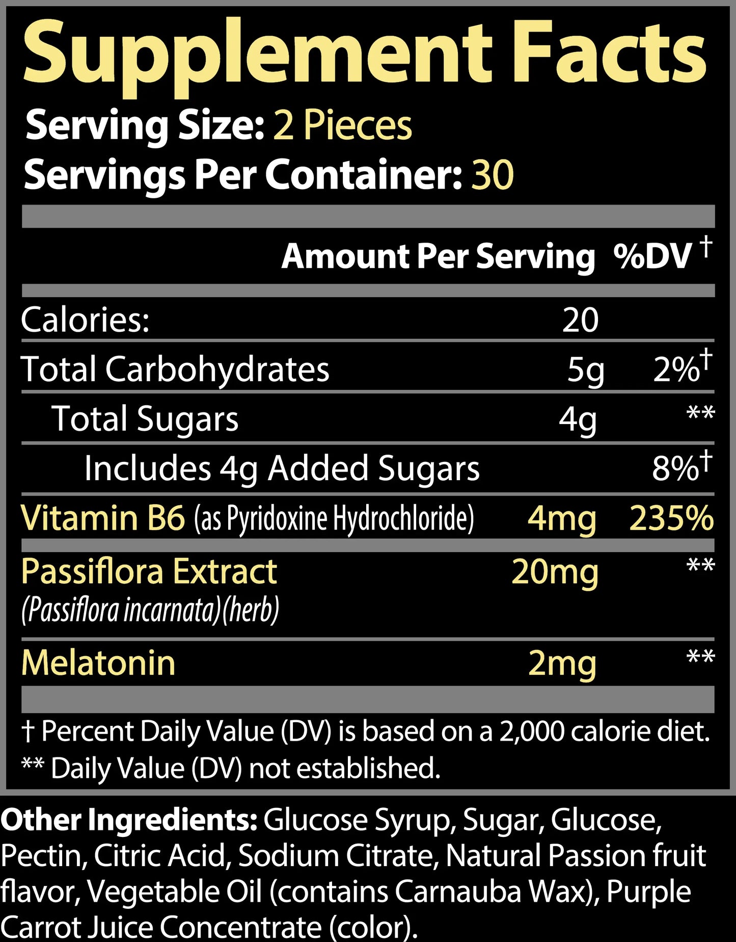 Sleep Gummies (adult), 60 gummies ADVANCED NATURE
