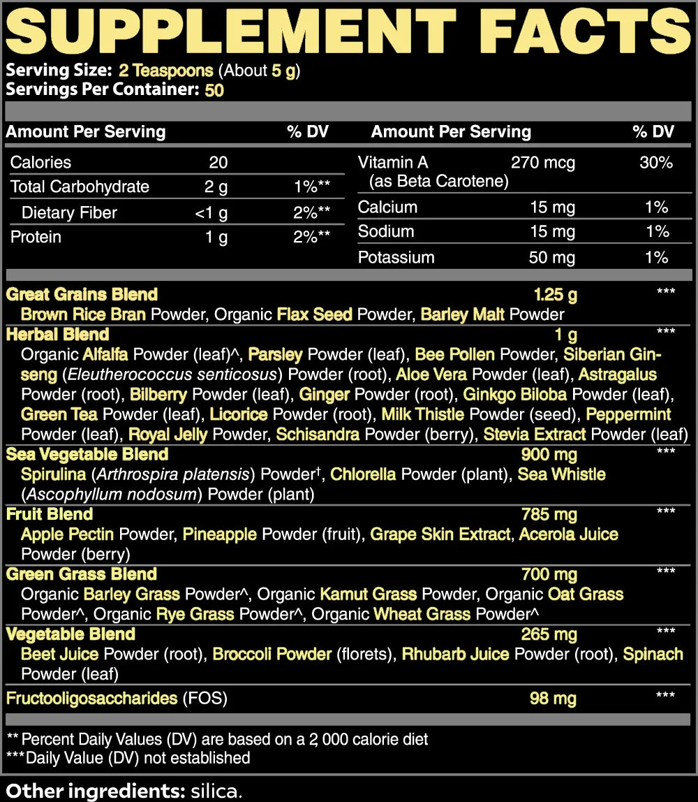 Smoothie Greens, 50 servings ADVANCED NATURE